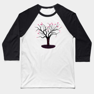 Valentine Tree Baseball T-Shirt